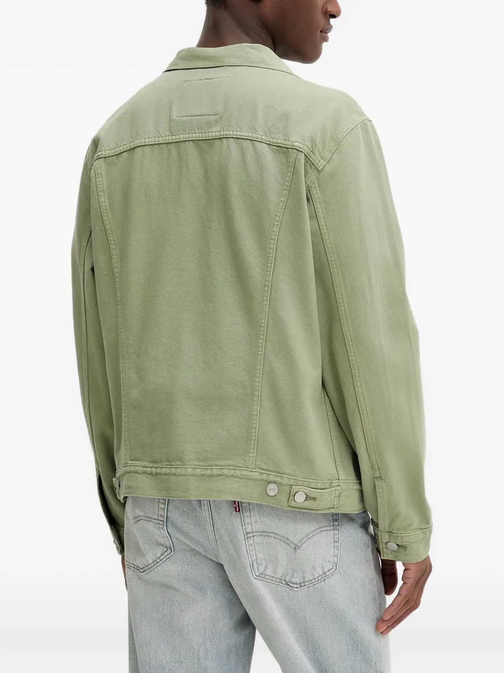 Levi's Button-fastening Denim Jacket In Green