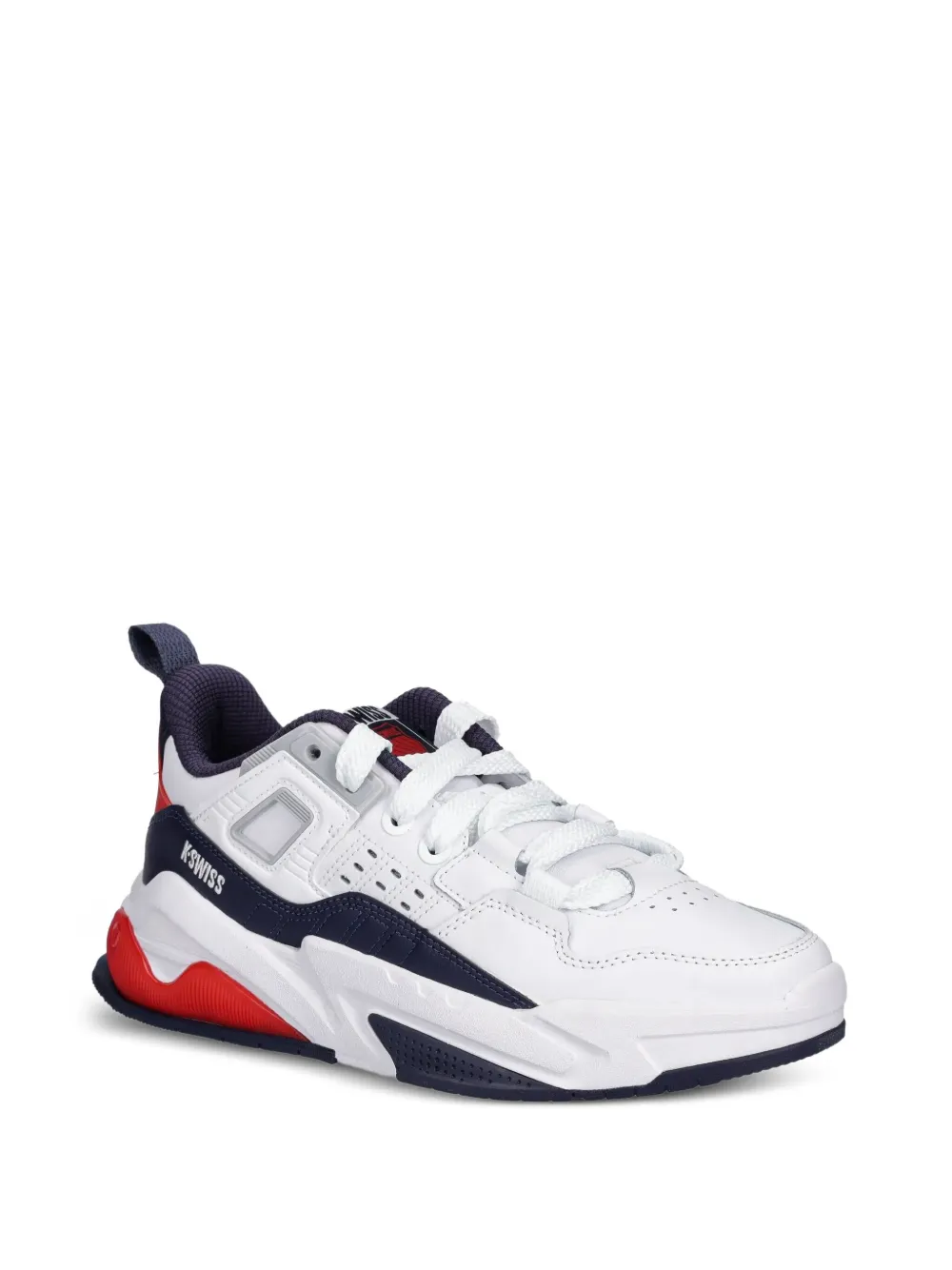 K-Swiss panelled lace-up sneakers Wit