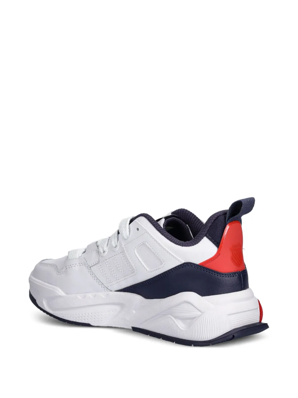 K-Swiss panelled lace-up sneakers Wit