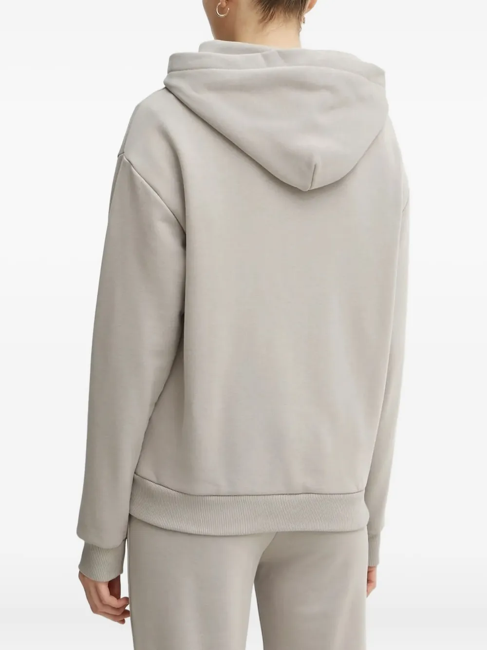 La Mania logo-print hoodie - Grijs