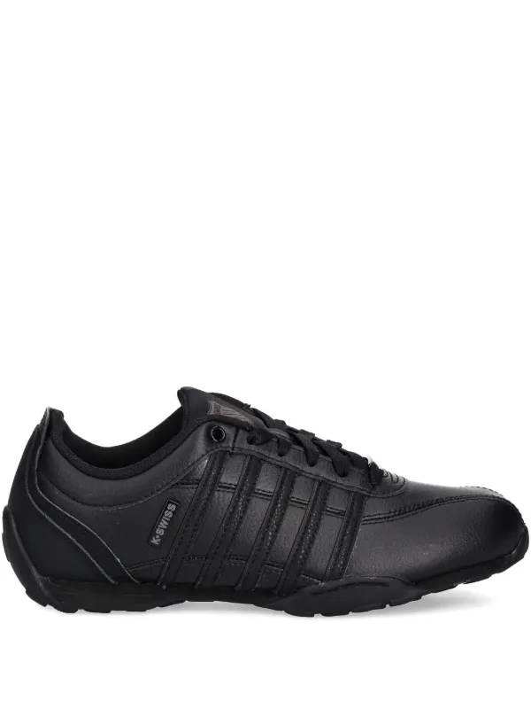 K-Swiss Arvee Leather Sneakers Black FARFETCH GE