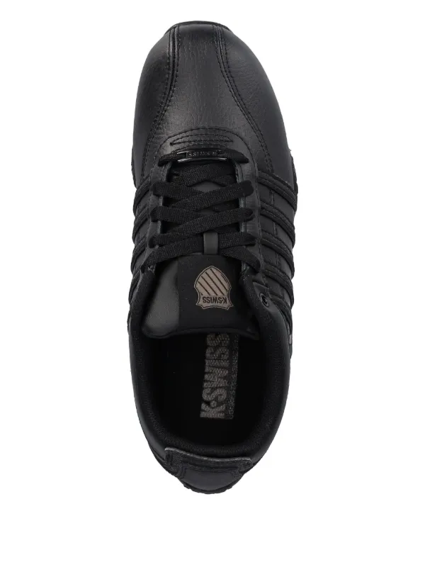 Shoes Trainers K Swiss Black Leather Trainers K-Swiss Arvee