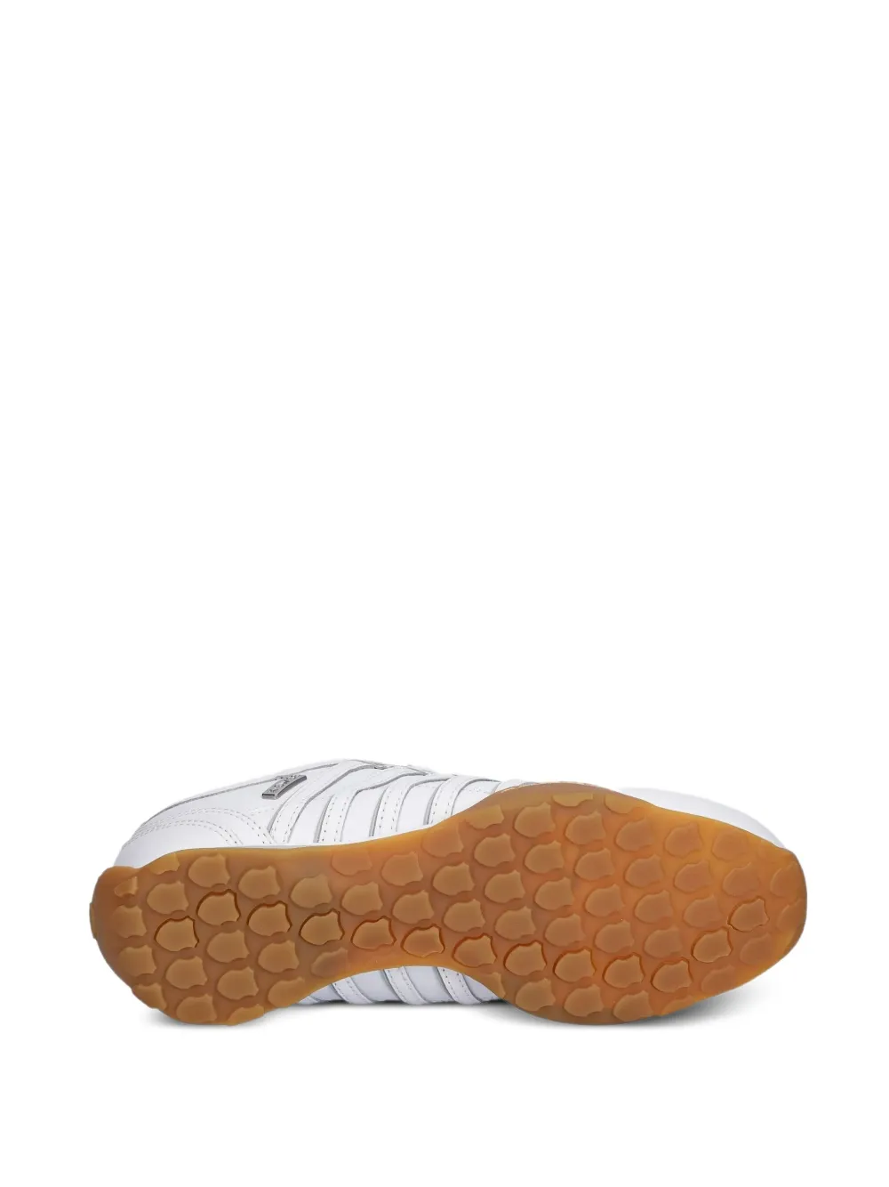 K-Swiss five-stripe leather sneakers White