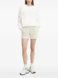 La Mania logo-embroidered sweatshirt - White
