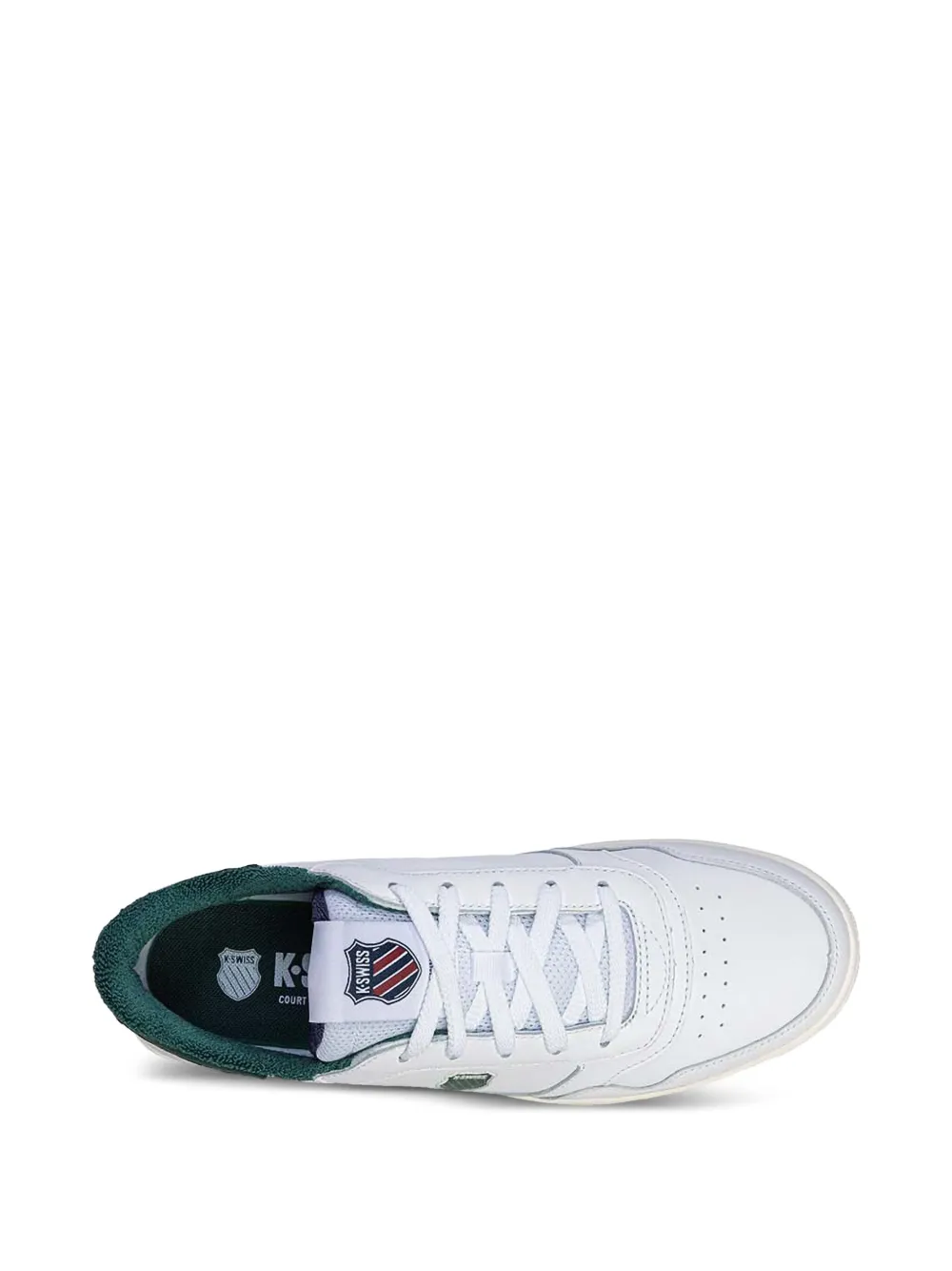 K-Swiss leather-panelled sneakers White