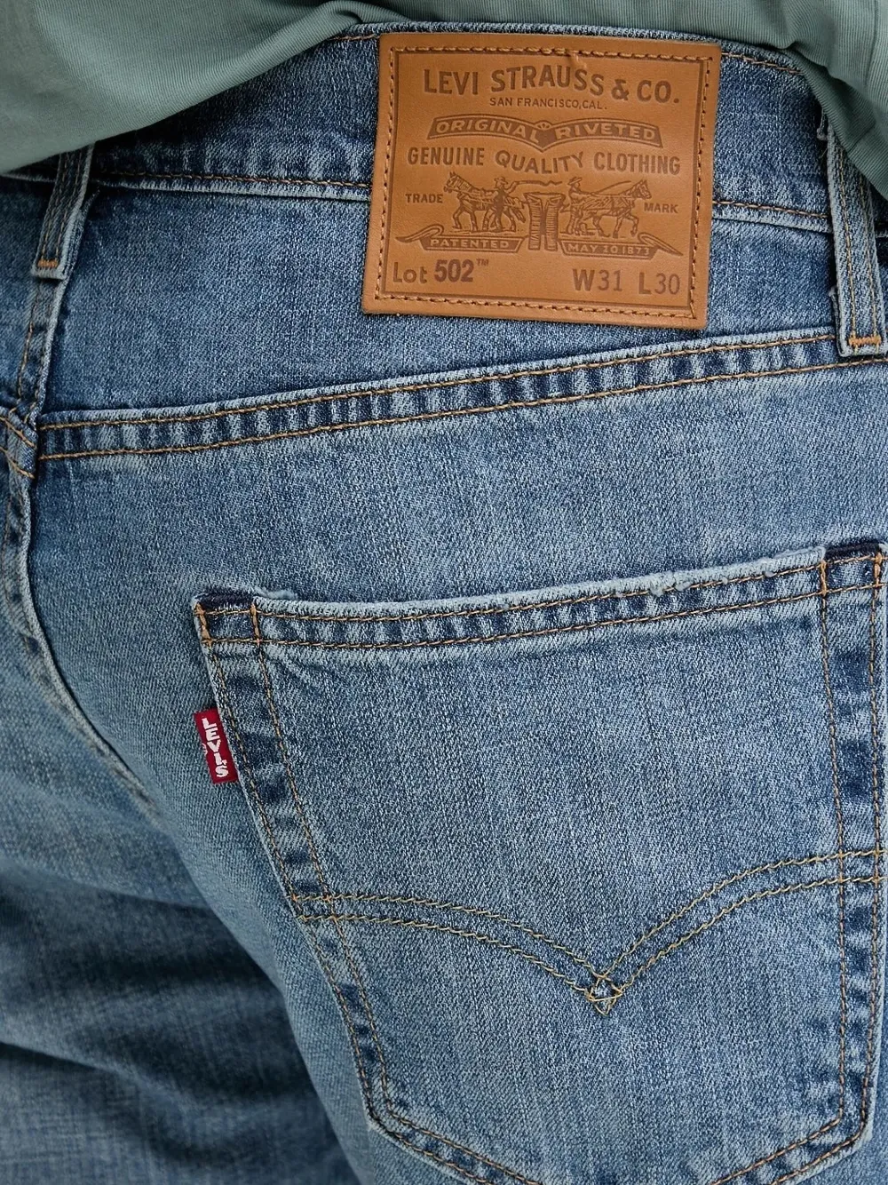 Levi's 502 katoenen jeans 1637 BLUE