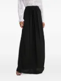 La Mania pleated high-waisted skirt - Black