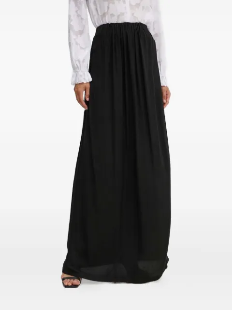 La Mania pleated high-waisted skirt