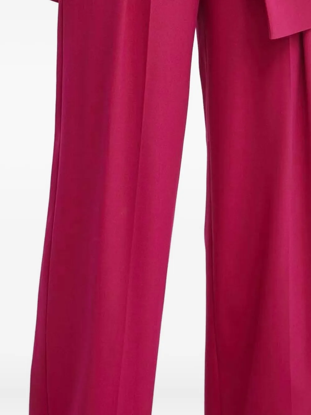 La Mania Pleated-front Trousers In Pink