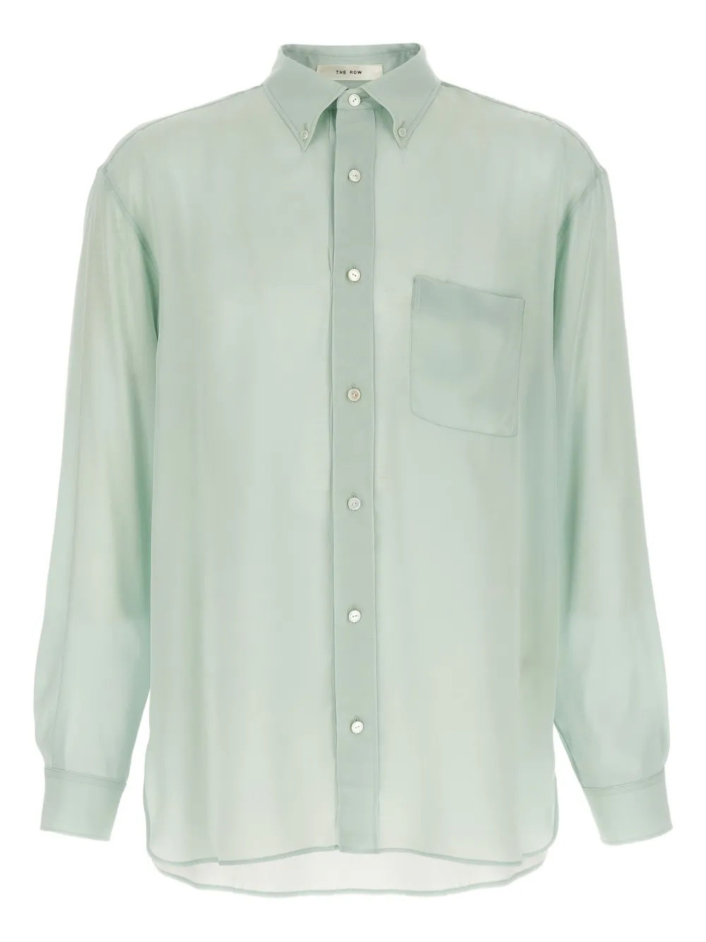 The Row Bresson button-up shirt | Green | Image 1