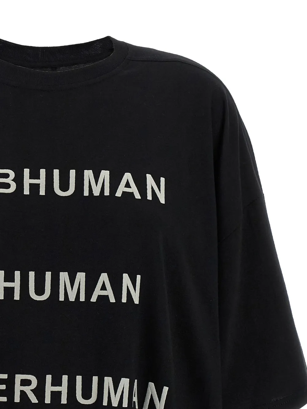 Rick Owens x Champion T-shirt met tekst-print Zwart