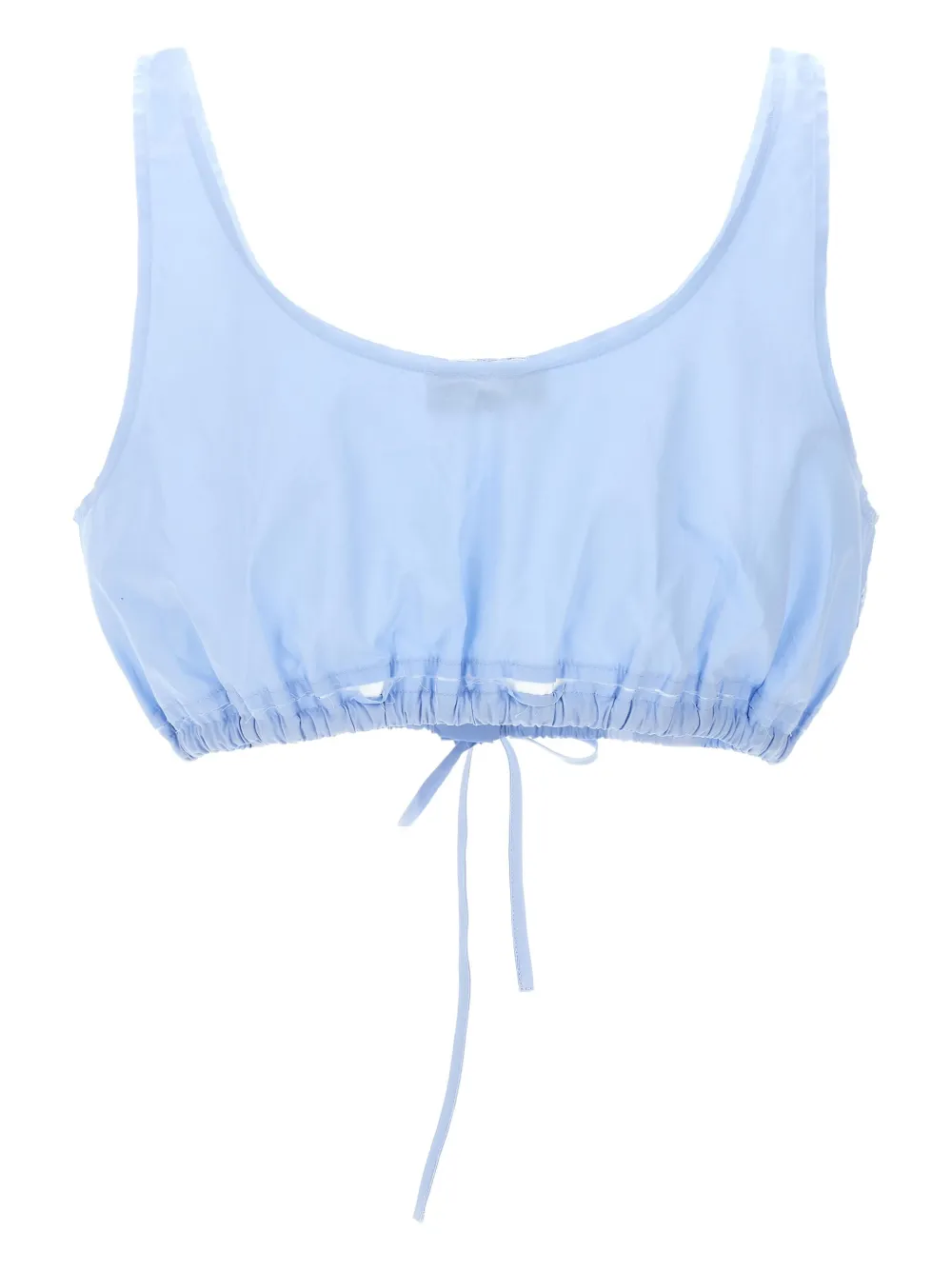 Miu Miu logo-embroidered bralette top | Vests & Tank Tops | Image 2
