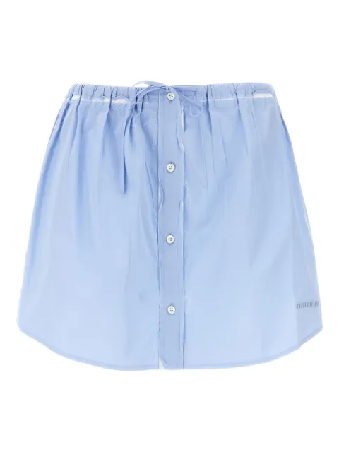 Miu Miu drawstring front mini skirt
