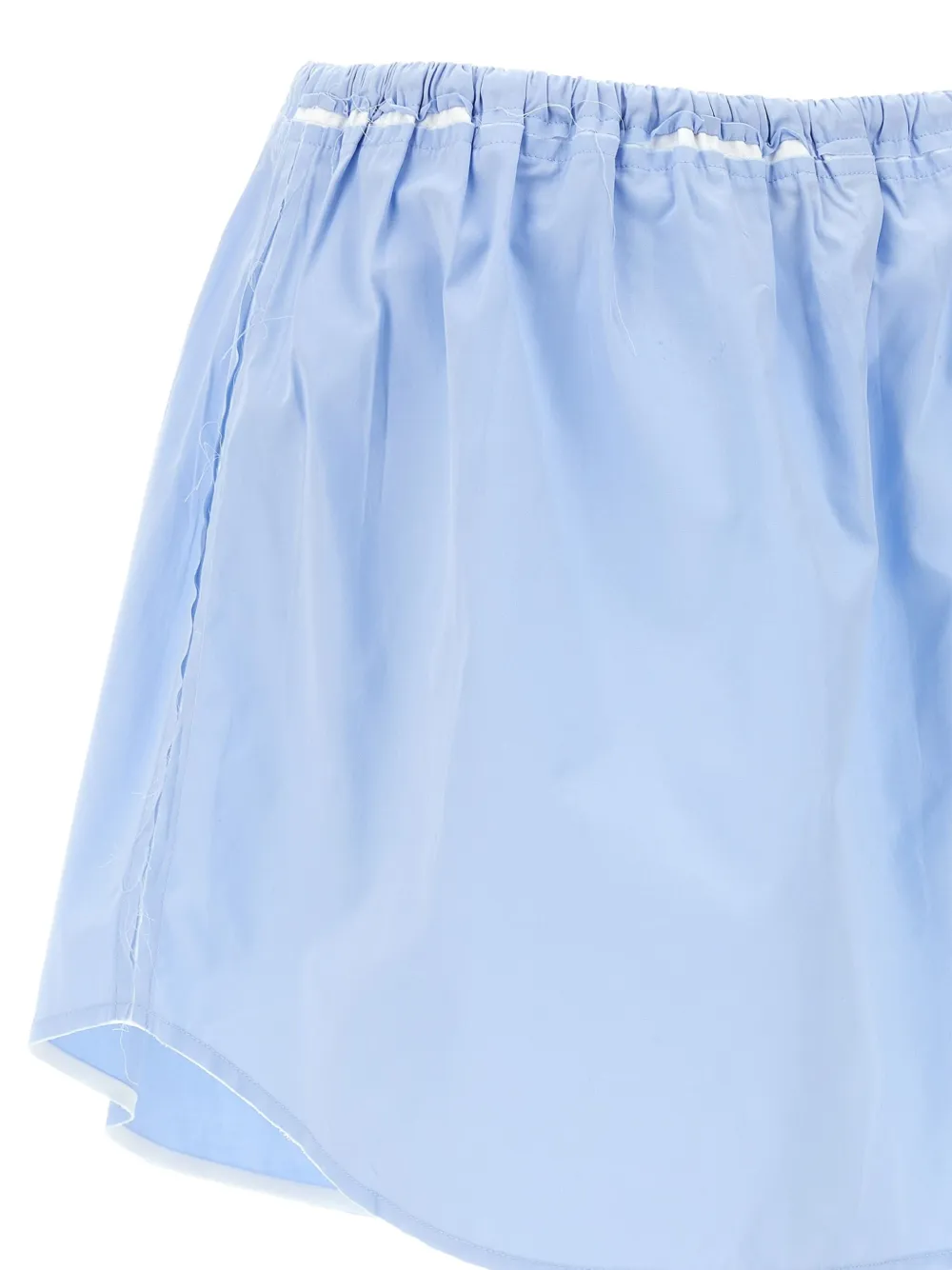 Miu Mini-rok met trekkoord Blauw