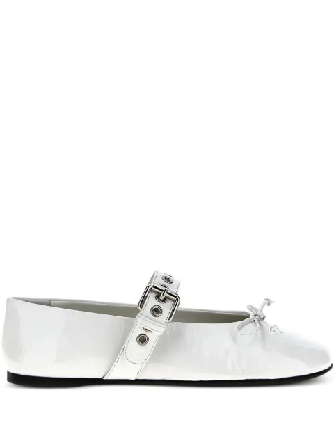 Miu Miu patent-finish leather ballet flats