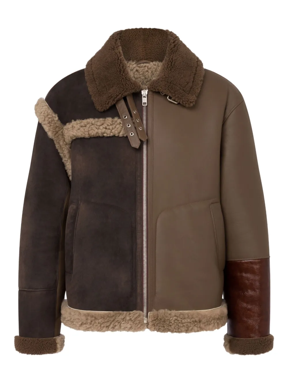 Moschino Jack met lammy afwerking Bruin