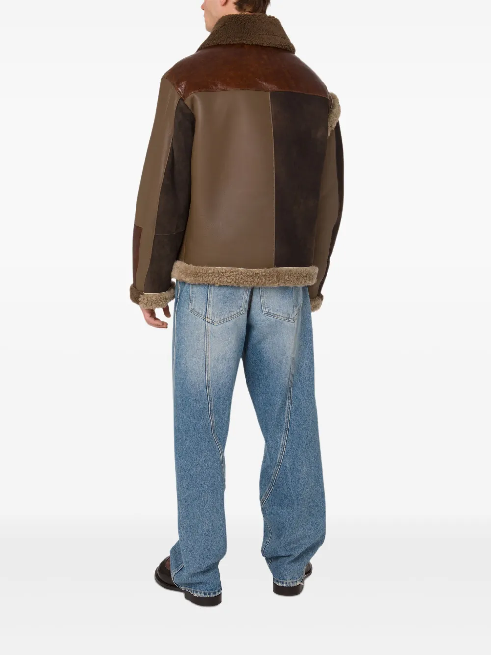 Moschino Jack met lammy afwerking Bruin