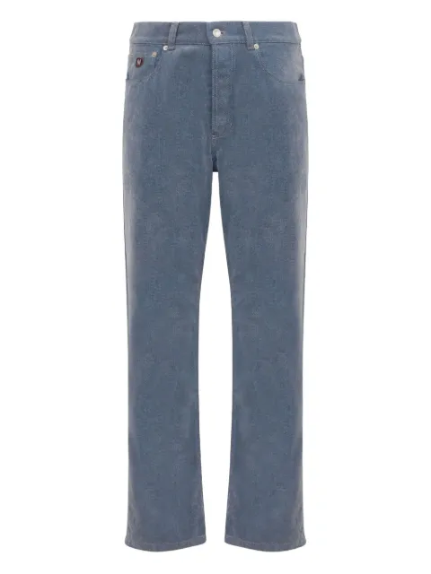 Moschino logo-patch jeans