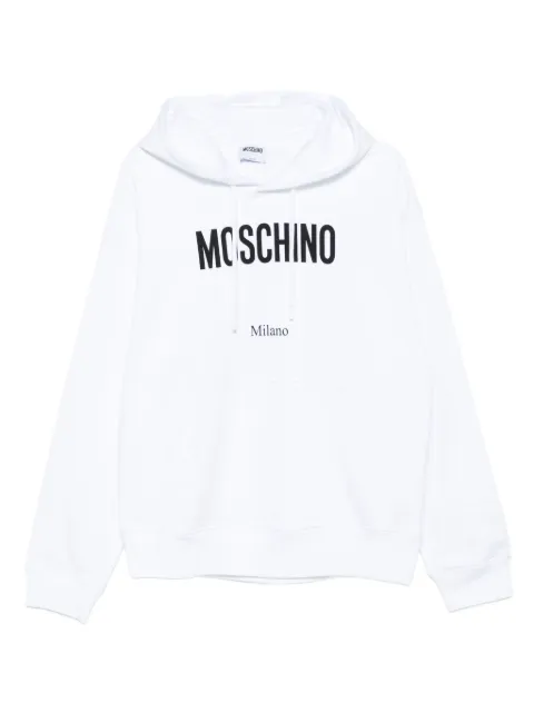 Moschino logo-print hoodie