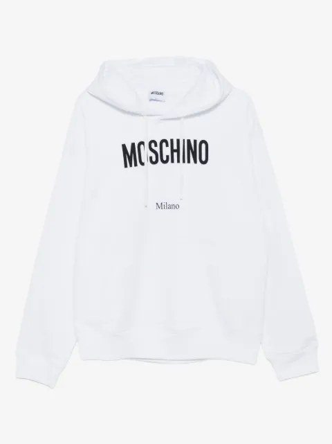 Moschino logo-print hoodie