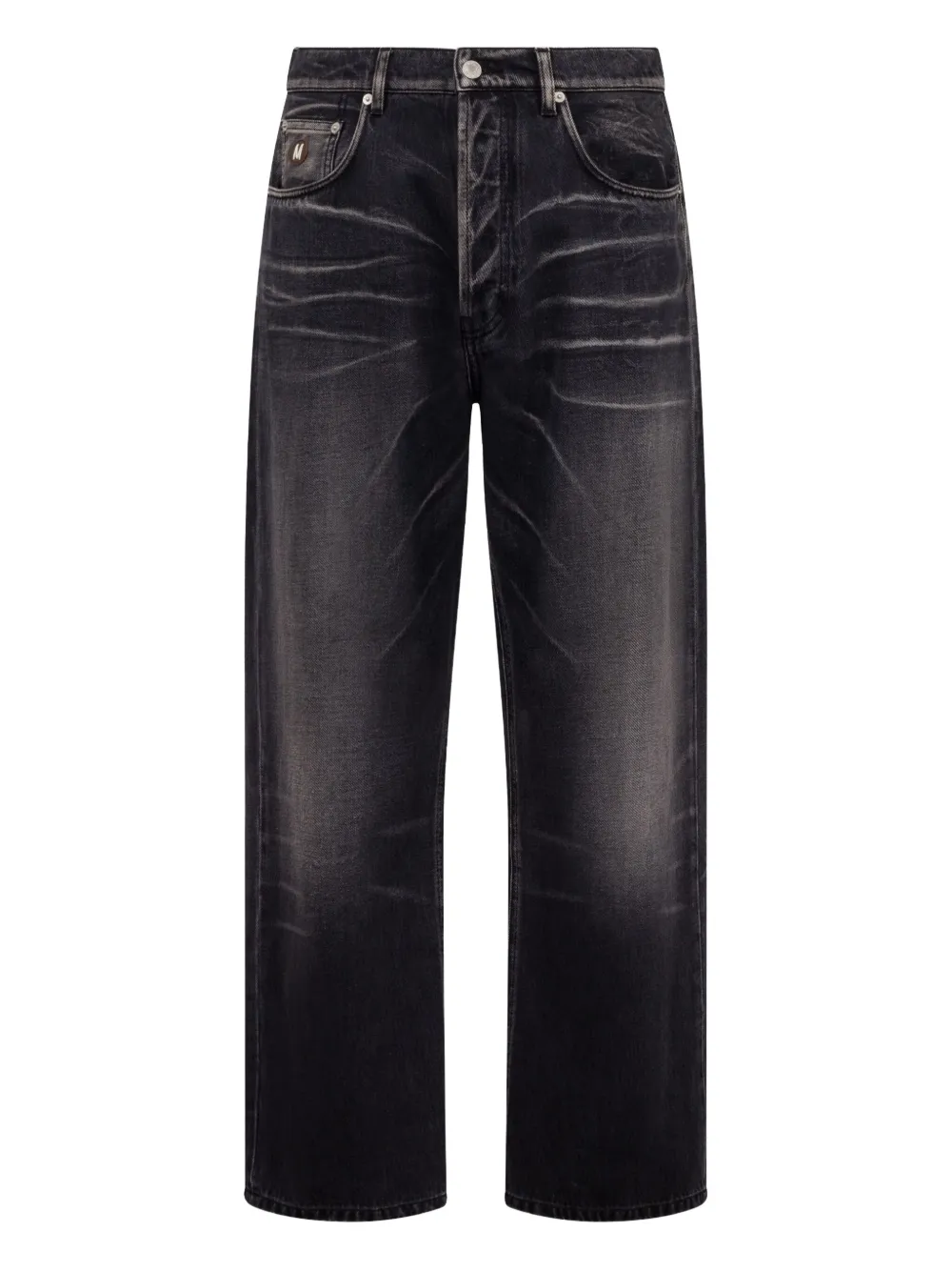 Moschino Jeans met vervaagd effect Zwart