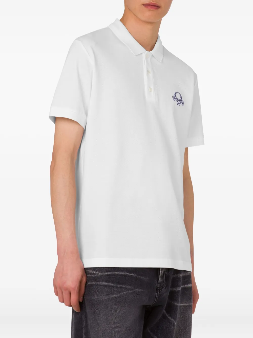 Moschino Katoenen poloshirt Wit