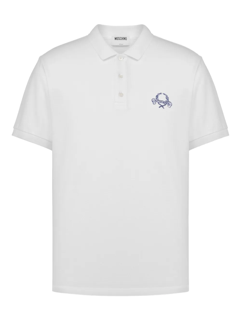 Moschino Katoenen poloshirt Wit
