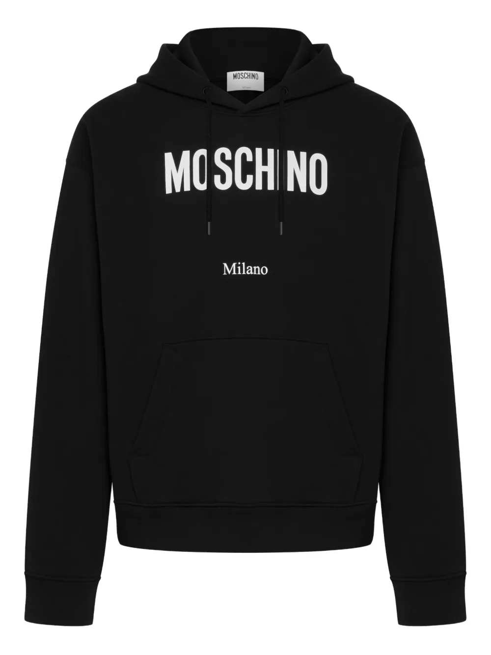 Moschino Hoodie met logoprint Zwart