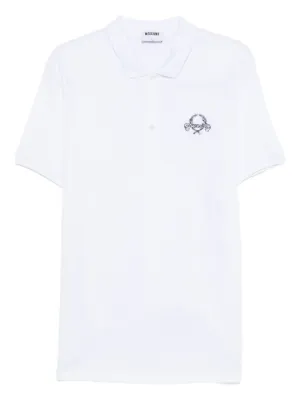 Tシャツ・カットソー MOSCHINO Men Polo Shirts V0731 20411032 YELLOW Moschino Logo-print cotton T-shirt - Yellow - Men | 078444100021