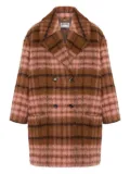 Moschino double-breasted coat - Brown