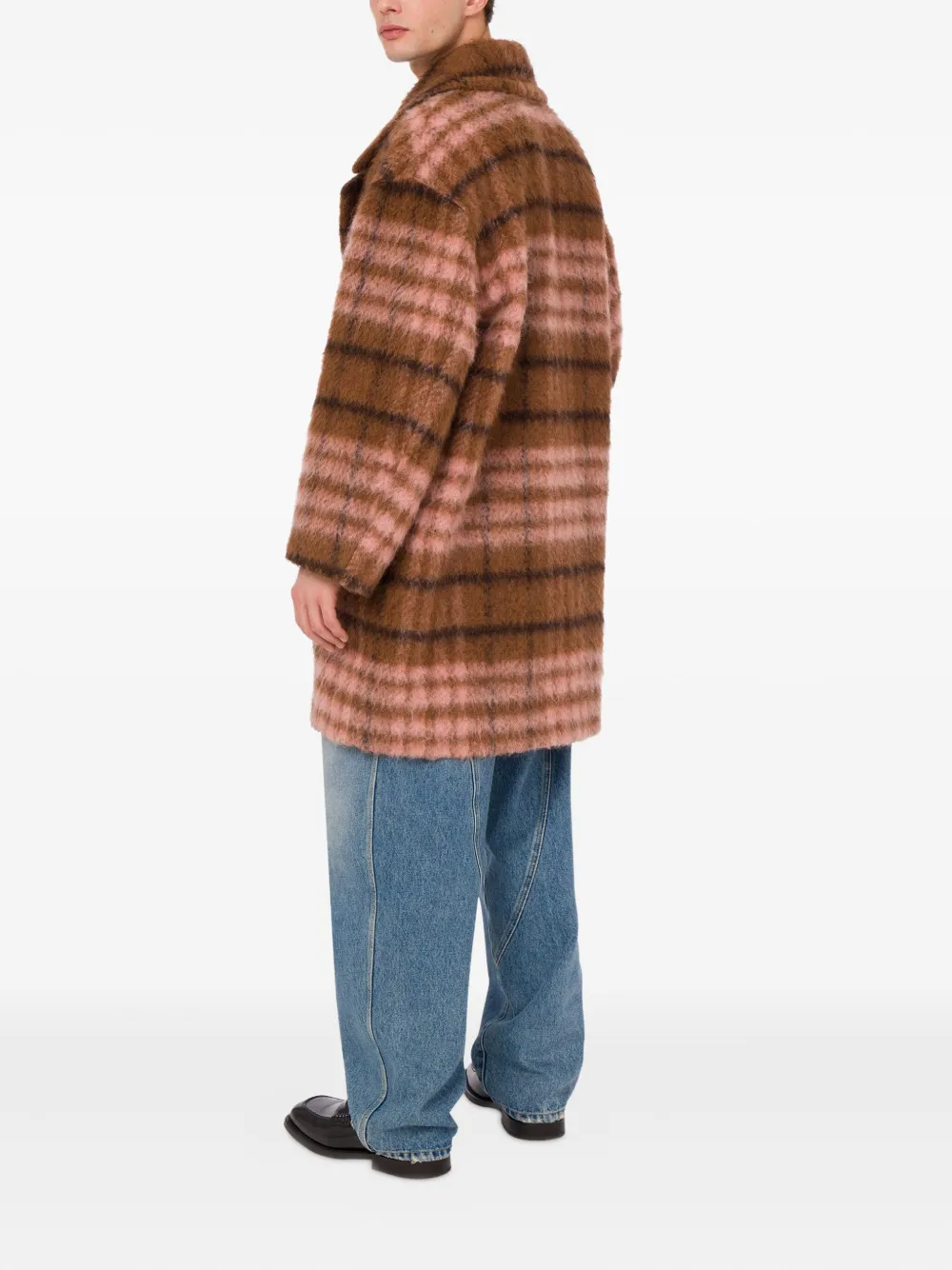 Moschino Jas met dubbele rij knopen Bruin