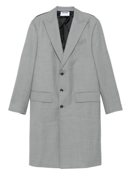 Manteau à empiècements - Moschino - Modalova