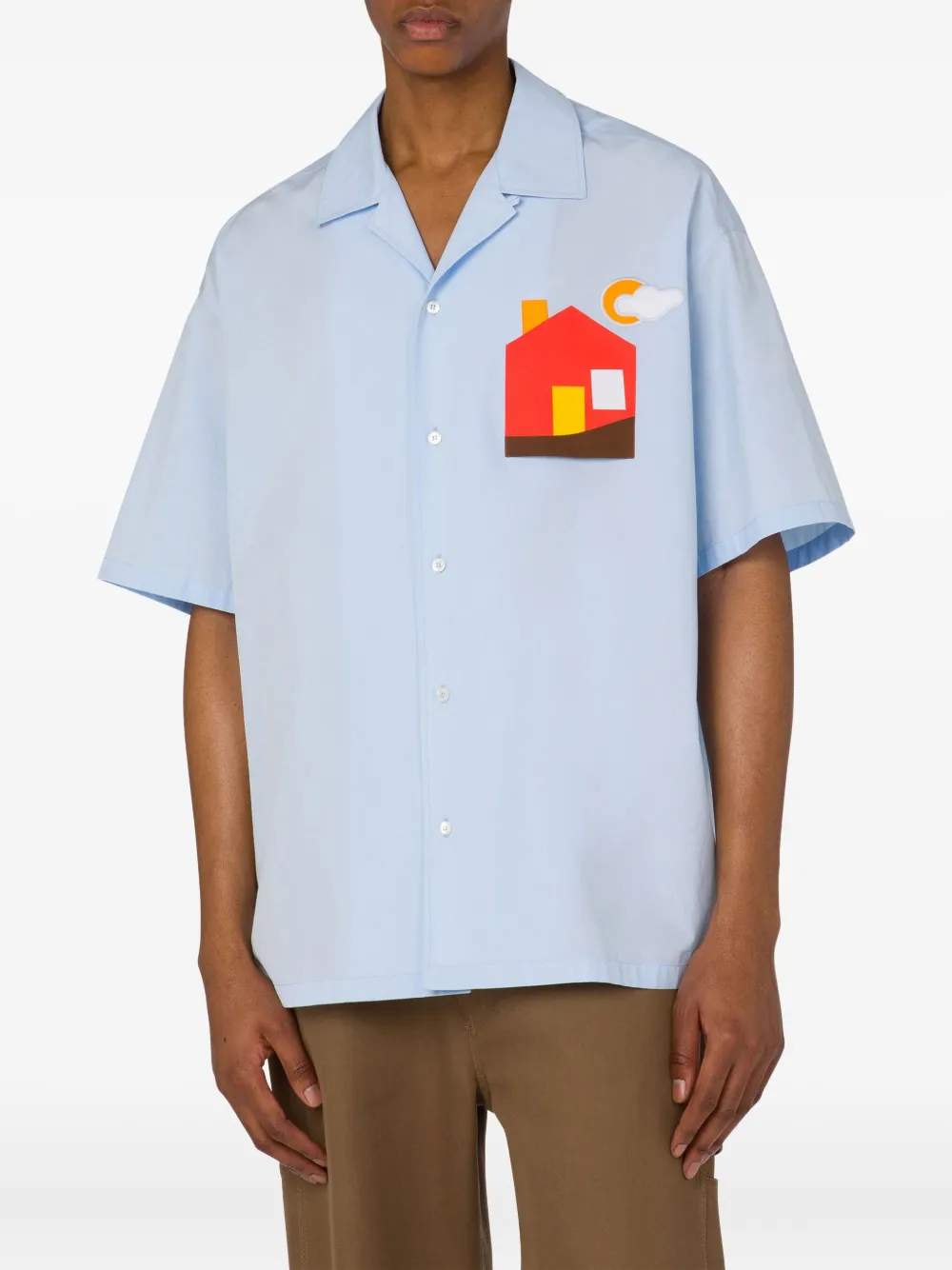 Moschino Katoenen overhemd Blauw
