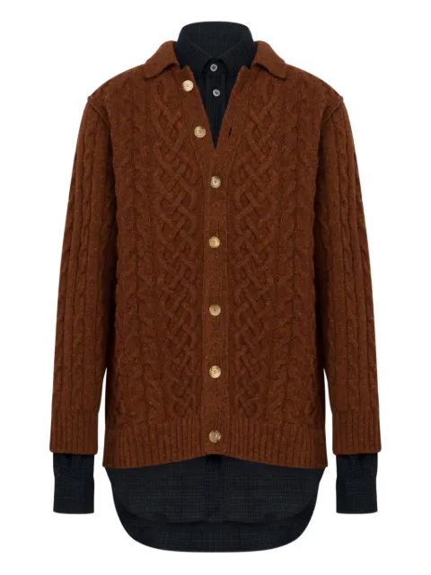 Moschino cable-knit cardigan