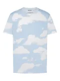 Moschino cloud-print T-shirt - Blue