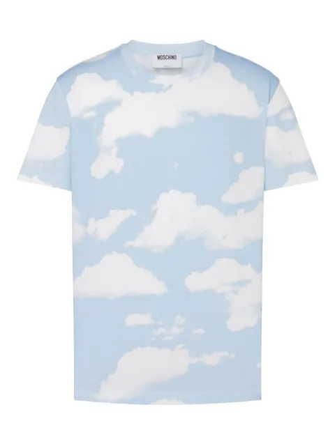 Moschino cloud-print T-shirt