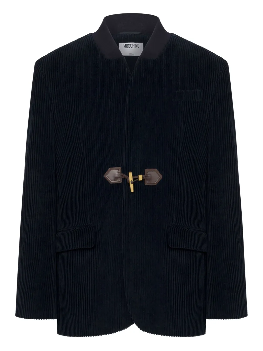 Moschino corduroy toggle-fastening blazer | Blue | Image 1