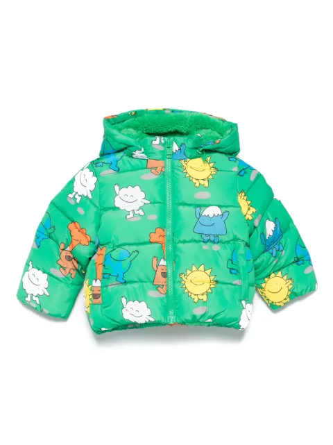 Stella McCartney Kids character-print puffer coat