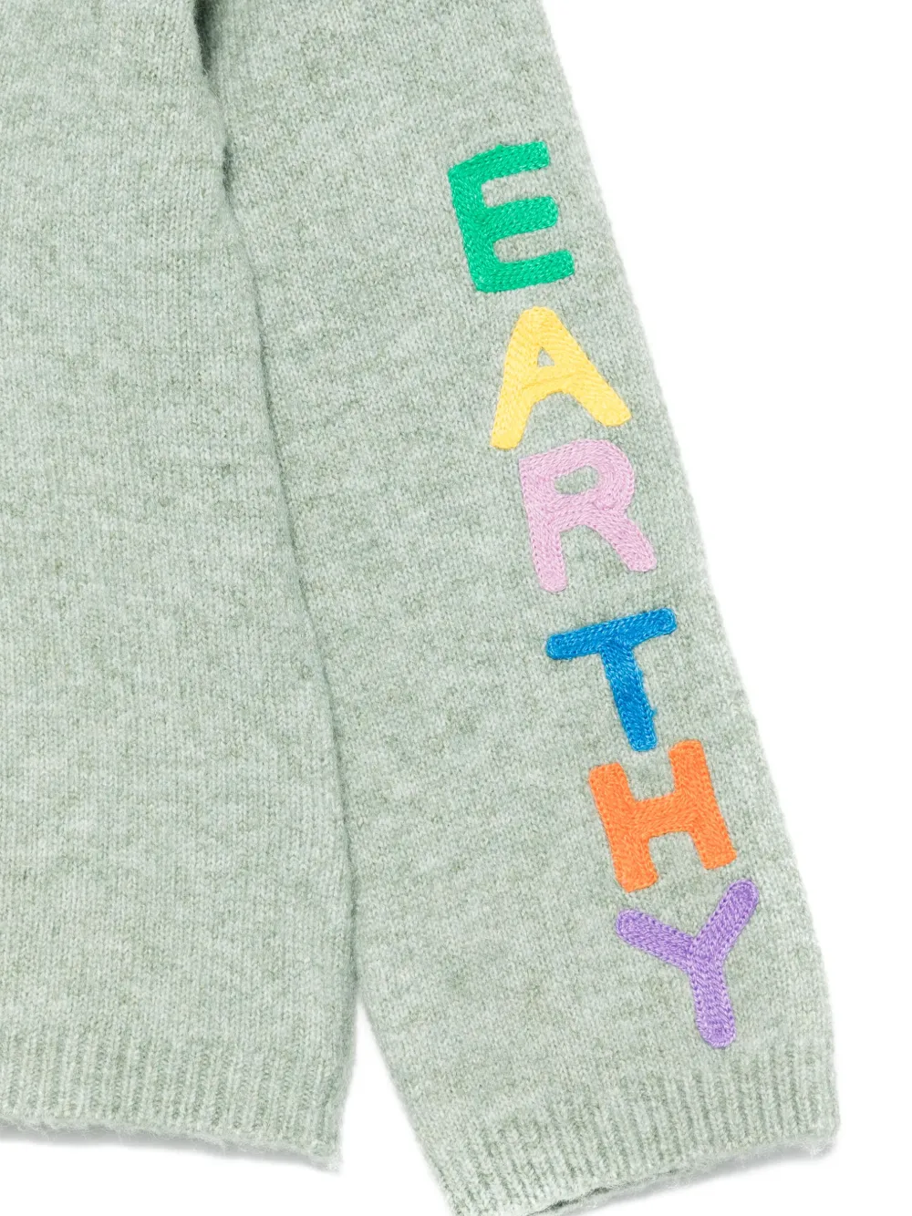 Stella McCartney Kids Trui met borduurwerk Groen