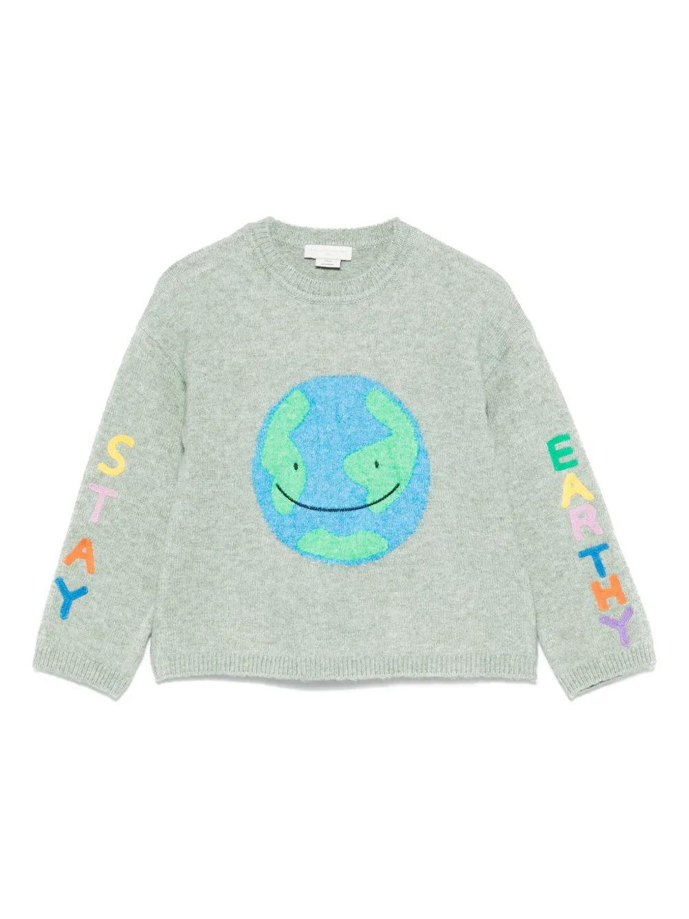 Stella McCartney Kids Trui met borduurwerk Groen