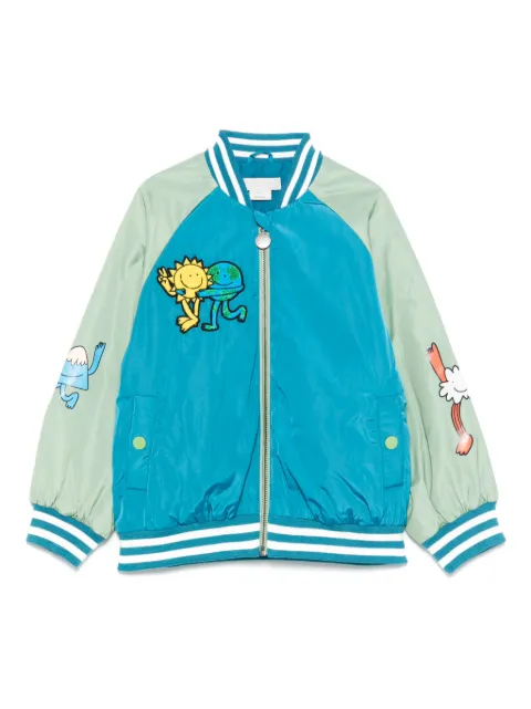 Stella McCartney Kids graphic-print bomber jacket
