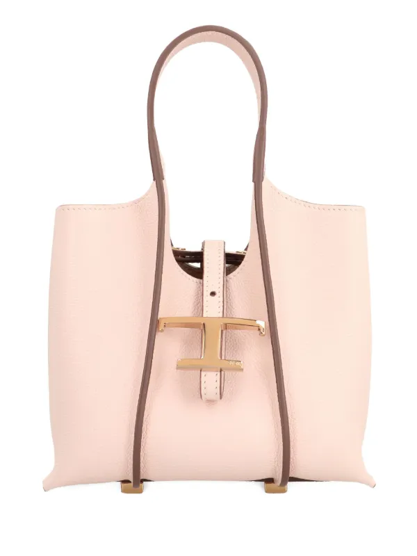 Tod's Mini T Timeless Shopping Bag Pink FARFETCH JO