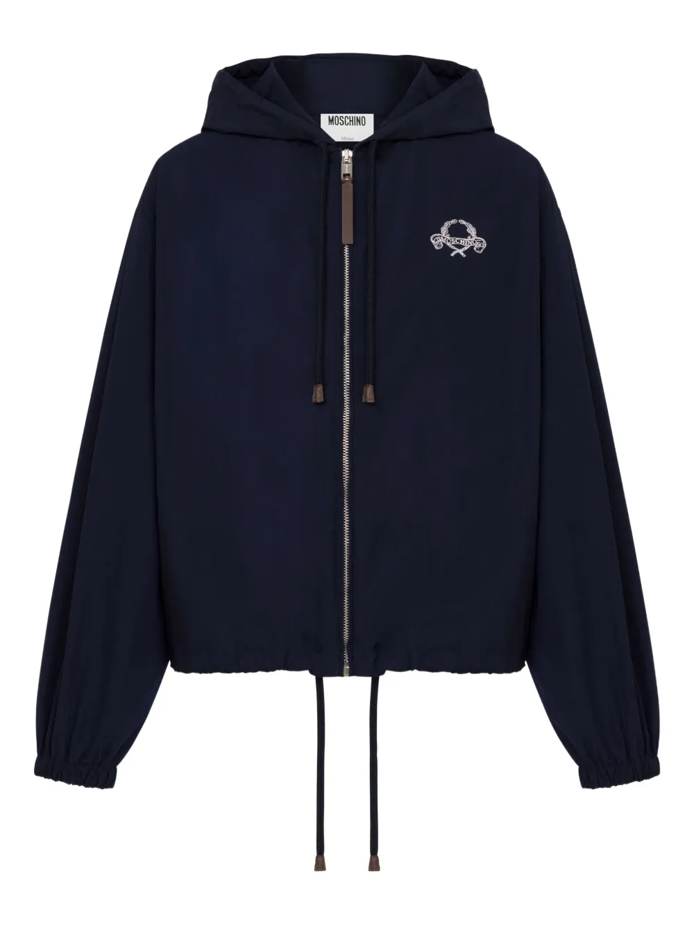 Moschino Bomberjack met rits Blauw