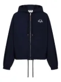 Moschino zip-up bomber jacket - Blue