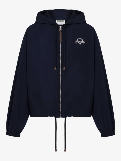 Moschino zip-up bomber jacket