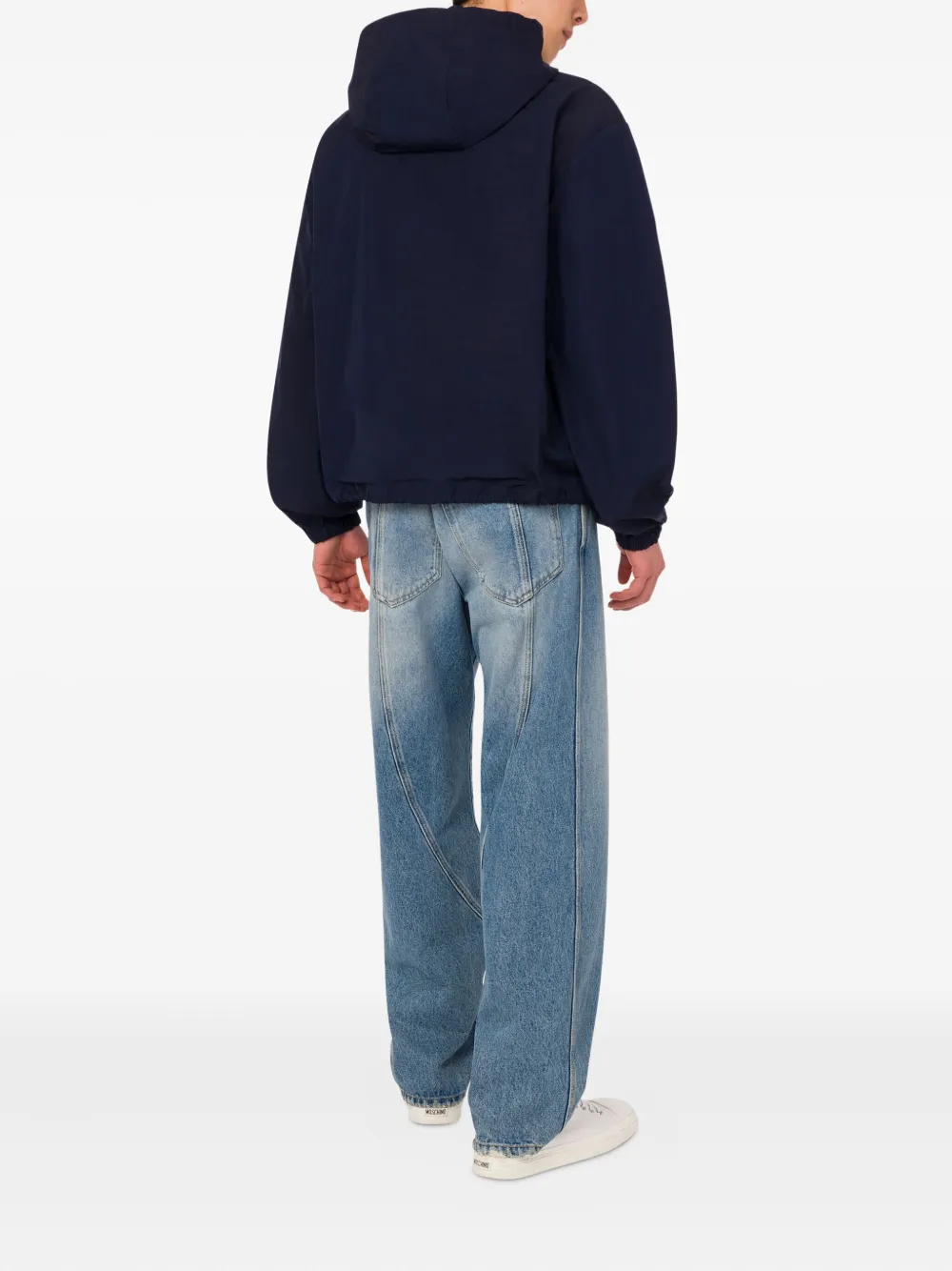 Moschino Bomberjack met rits Blauw