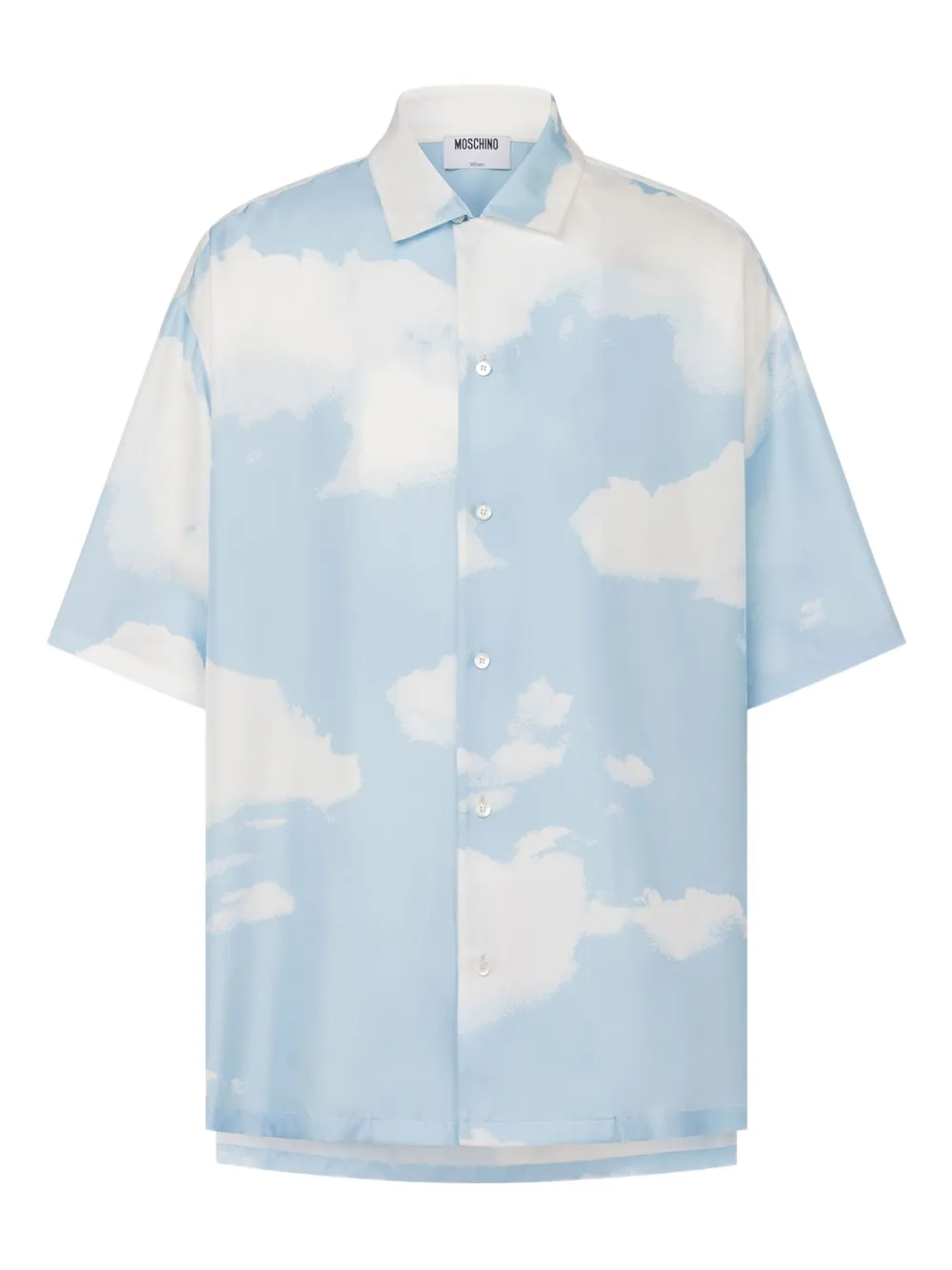 Moschino Zijden overhemd Blauw