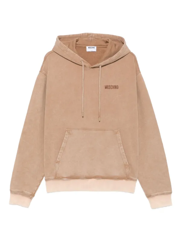 Moschino Rhinestone-embellished Hoodie in Brown