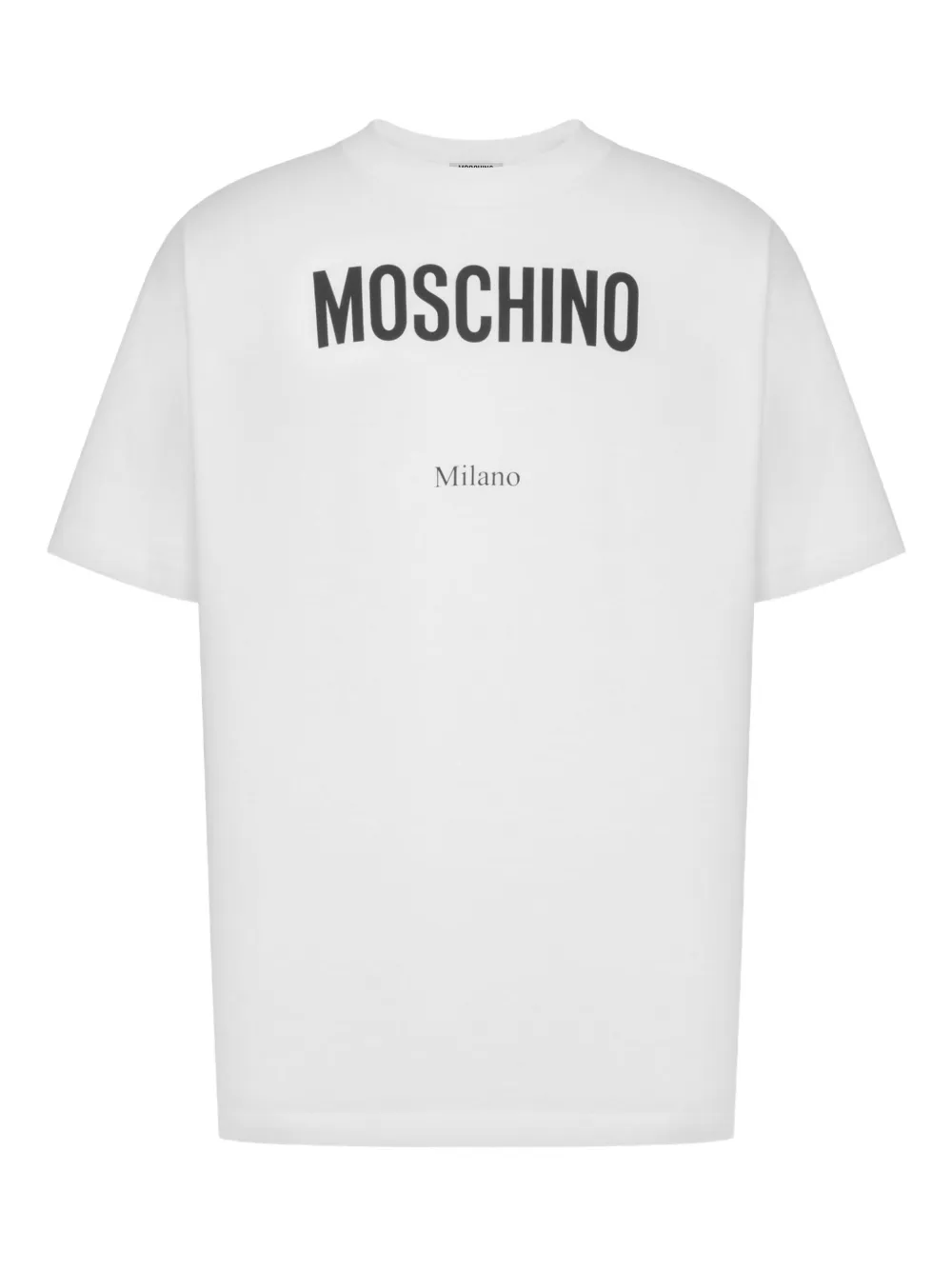 Moschino T-shirt met logoprint Wit