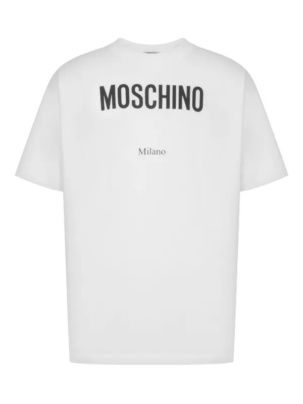 【関税込み】Moschino ホワイト ロゴプリント スウェットシャツ Moschino(モスキーノ) スウェット・トレーナー(レディース